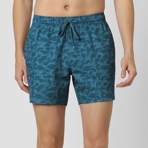 BearBottom Stretch Swim Shorts In‎ Ripple Print